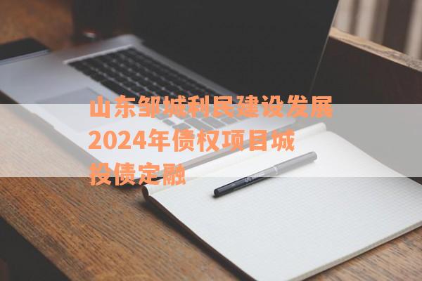 山东邹城利民建设发展2024年债权项目城投债定融